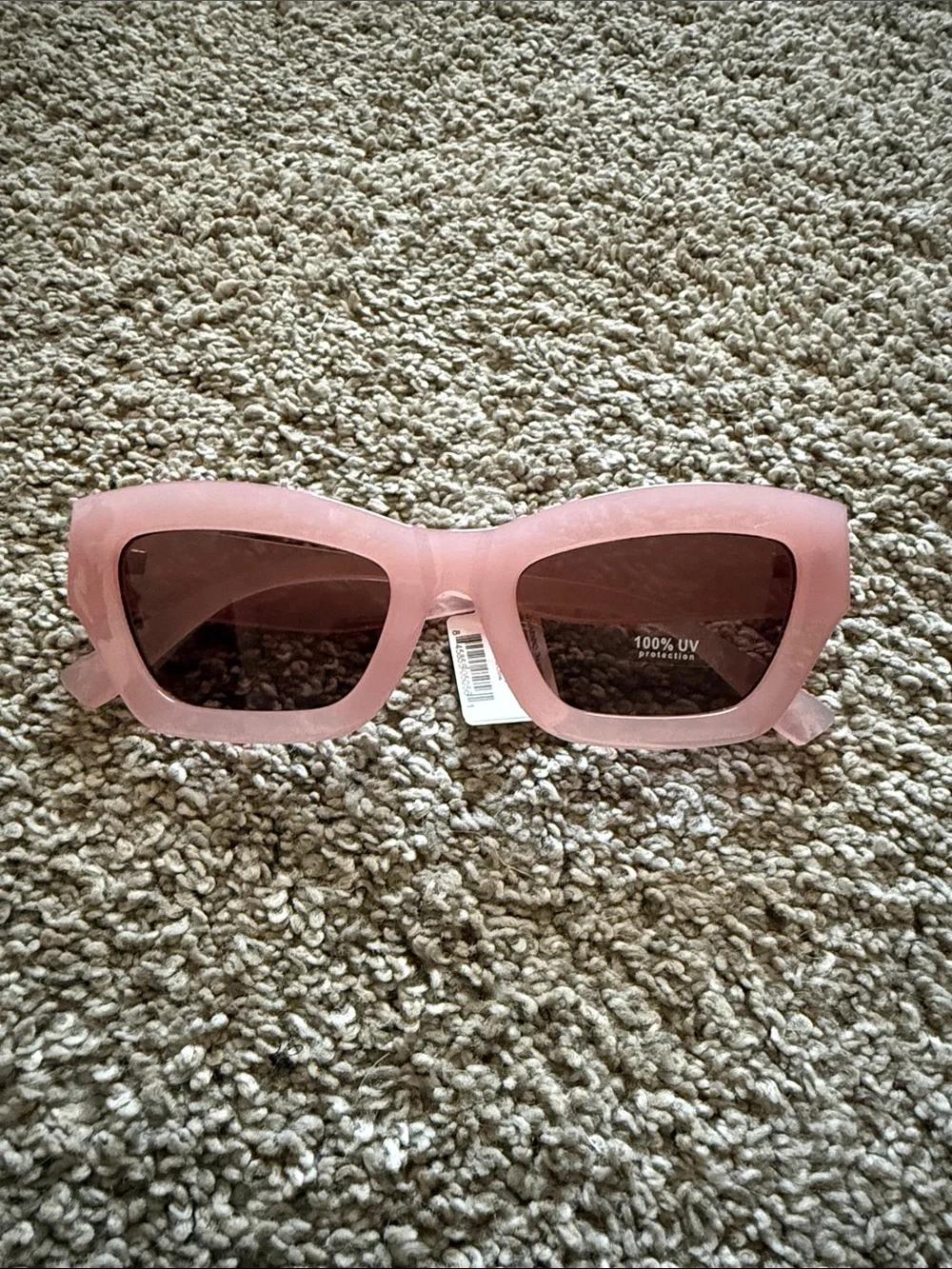Women's Pink Cat-Eye Sunglasses with UV Protection